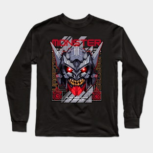 Mecha Monster Design, Mecha Vampire Long Sleeve T-Shirt